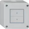 Pulsante per tapparelle AP robusto IP55 grigio con 2 tasti di comando 