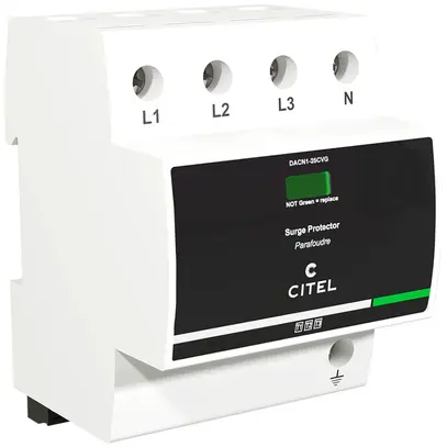 Parafulmine  Citel DACN1-25CVGS tipo 1+2+3, 3 poli 