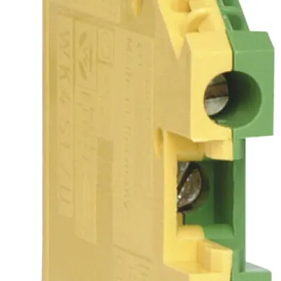 Borne de passage Hager 4mm², PE, à vis 