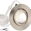 Spot LED INC maxLUCE SOLVO-IP65 8W 230V DIM 750lm 930 trou Ø80mm 38° IP65 nickel 