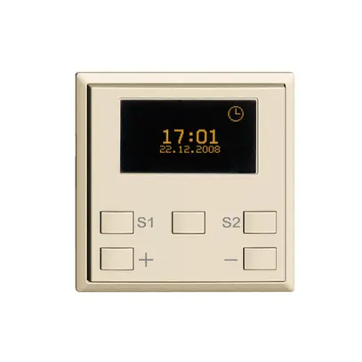 Frontset Astrozeitschaltuhr Dimmer 1…10V 2T ZEP EDIZIOdue crema 