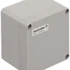 Gehäuse Polyester Weidmüller POK 122×120×90mm glasfaserverstärkt silbergrau 