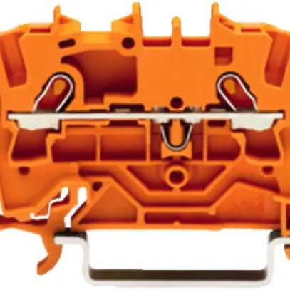 Borne de passage WAGO TopJob-S 1.5mm² 2L orange série 2001 