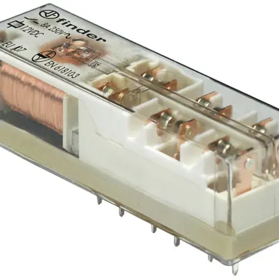 Relais commutation Finder 50, 5F/1O 8A/24VDC AgSnO2 720Ω 5mm RT III 