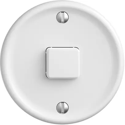 Kit de recouvrement STANDARDdue pour poussoir 1×, Ø50mm, blanc 