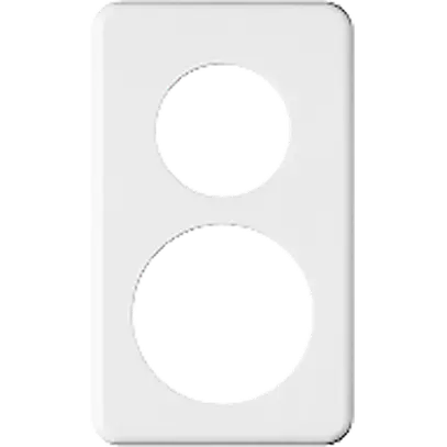 Placca di copertura I-I 43+58 bianco 