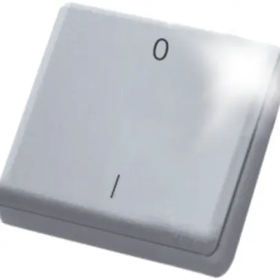 Télécommande mini RF Éltako noir 0/I, FMH2 