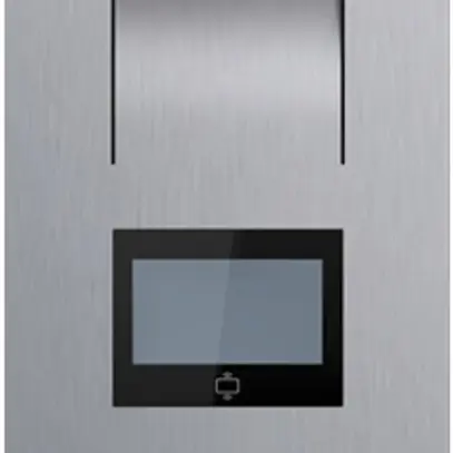 Stazione esterno video ABB-Welcome IP, IC, Display, tastiera, 1/4, acciaio preg. 