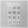 Module clavier à code Hager elcom.modesta pour interphone, acier fin 