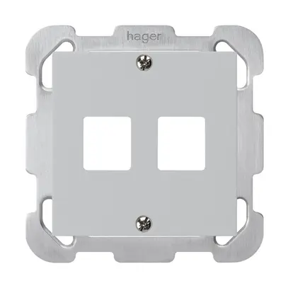 Kit frontale INC HMS kallysto B per 2 moduli grigio chiaro 