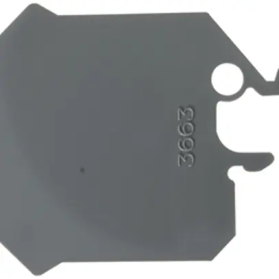 Paroi de fermeture Woertz pour série 158210237 gris 