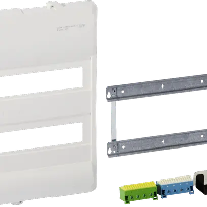 Kit di montaggio Hager volta senza cornice/porta 2-file 