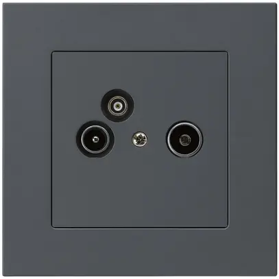 Prise pour antenne ENC R/TV/données kallysto.pro 2GHz 14db anthracite 