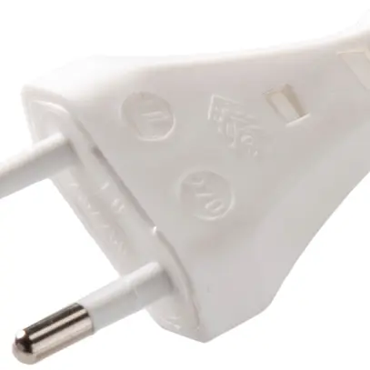 Spina tipo T26 ELBRO 2L 2.5A 250V 2×0.5…0.75mm² bianco 