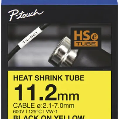 Guaina termoretraibile Brother HSE-631E 1.5m×Ø11.2mm per cavo Ø7…2.1mm gi-ne 