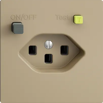 Presa INC EDIZIOdue T23 FI 30mA F, sand 