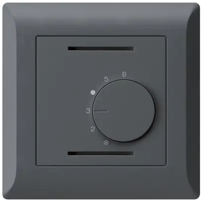 Termostato ambiente INC kallysto.line antracite senza interruttore 