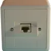 Presa AP 1×RJ45/u 8P ITplus EDIZIOdue bianco 