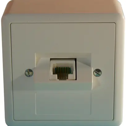Presa AP 1×RJ45/u 8P ITplus EDIZIOdue bianco 
