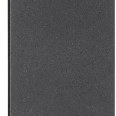 Plaque d'obturation kallysto tebis pour champ d'inscription 5 pièces noir 