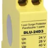 Parasurtenseur Flury DLU, type 3, 24VDC, 1×2 fils 