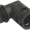 Anschlusswinkel 90° M20 15.8×15.5mm schwarz Flexaquick IP68 