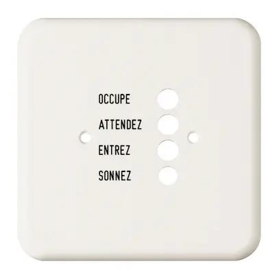 Plaque de recouvrement FH I pour 962764200 blanc 
