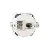 Scatola di raccordo INC P 1TT/1RJ45 bianco 