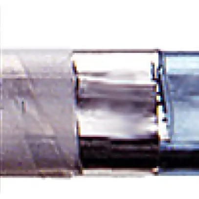 Câble plat Woertz Data 2×1.5mm² PVC gris Eca 