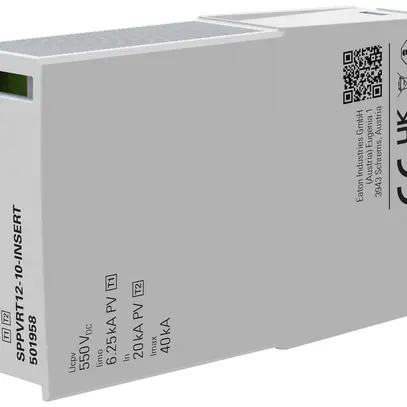 Insert pour déflecteur combiné Eaton SPPVRT12-10 DC 1000V 3.8kV 