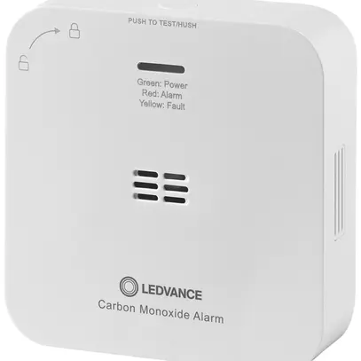 Segnalatore di pericolo LEDVANCE SMART+ monossido di carbonio 3V 85×85mm bianco 
