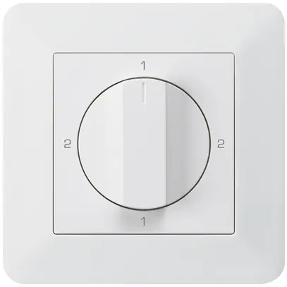 Interruttore rotativo INC kallysto.trend 3/1L bianco con impugnatura girevol 