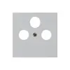 Placca frontale kallysto grigio chiaro per R/TV/SAT 60×60mm 