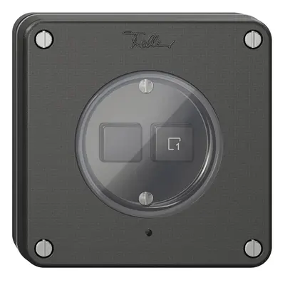 Stazione secondaria INC 1K/2T per interruttore scena NEVO Wiser nero 