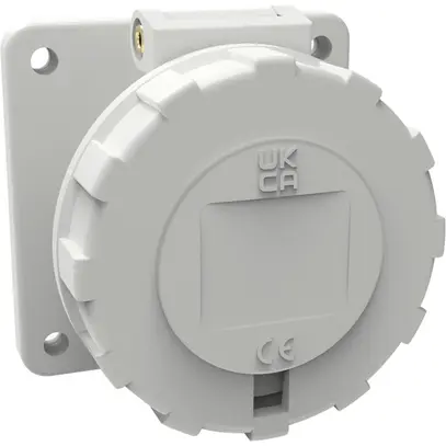 Prise INC Bals CEE Q-C TE 16A 5P >50V 1h IP67 Ni 75×75mm 