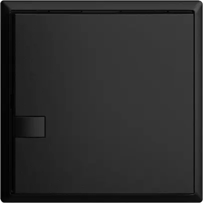 Pulsante INC KNX 1×EDIZIOdue nero RGB senza LED 