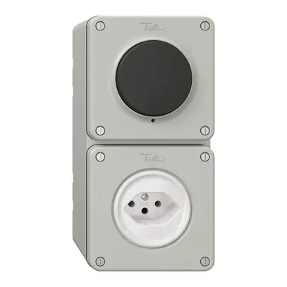 Combinaison NAPU NEVO, 2×1, 1×Sch 3/1 L / 1×type 13, gris clair 