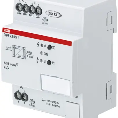 Gateway KNX/DALI AMD ABB DG/S 2.64.5.1, 2×64 partecipanti 