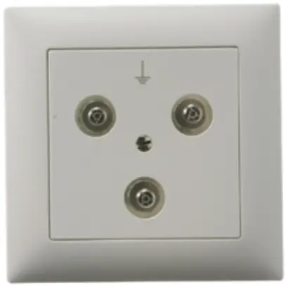 Presa di terra INC EDIZIOdue 3 spine per compensazione di potenziale 