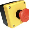 Scatola AP IDEC FB1W-HW18-V402R con pulsante di arresto d'emergenza 2×NC rosso 