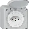 Prise AP robusto type 13 gris 