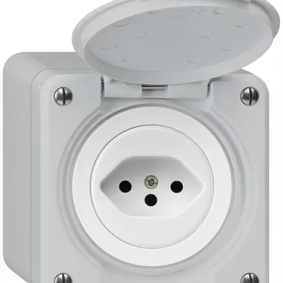 Presa AP robusto tipo 13 grigio 