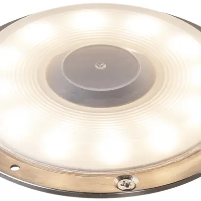 Luminaire de sol LED SLV BIG PLOT 5,5W, 3000K, 460lm, Ø124×16mm, acier fin 316 