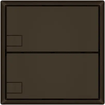 Pulsante KNX RGB EDIZIO.liv SNAPFIX® sensore temp.s.LED 2× com.1T ma 