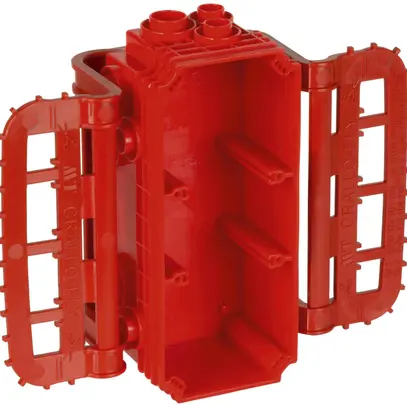 Boîte ENC MT Crallo-Fly rouge grd.I-I 100mm avec supp.d.boîte 