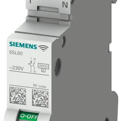Disgiuntore Siemens SENTRON 5SL6 COM 1LN C-8A 6kA 1UM RF 