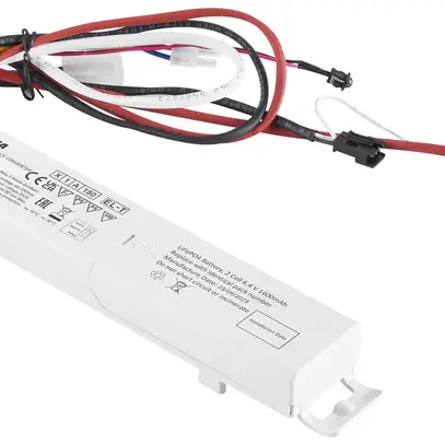 Kit p.lamp.d'emergenza Sylvania Start Batten LED 3h AT LiFePO4 6.4V 1600mAh 