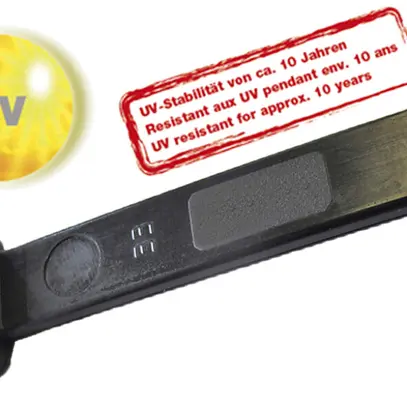 Fascetta UV Plica 3.5×200mm nero 