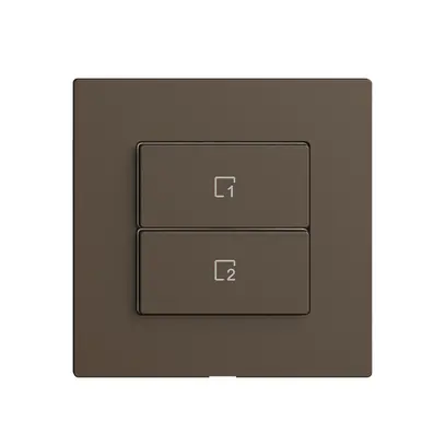 Comando per pulsante scena 2 scene vert./2T Edue Wiser coffee 