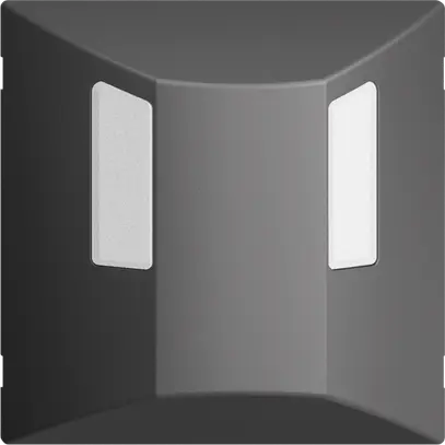 Détecteur de mouvement 180° rel. PIRI EDIZIOdue gris foncé 